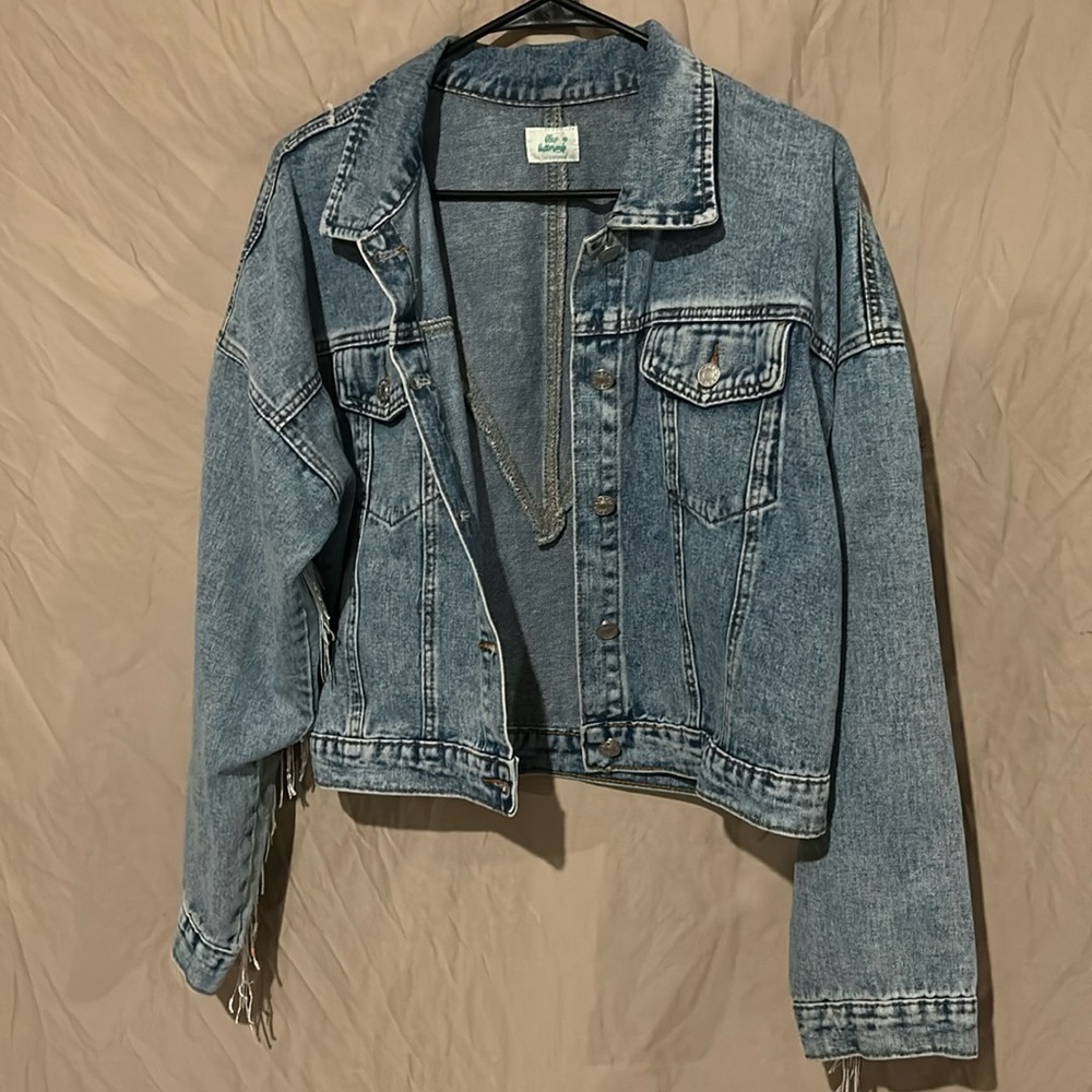 Blue buttercup jean jacket